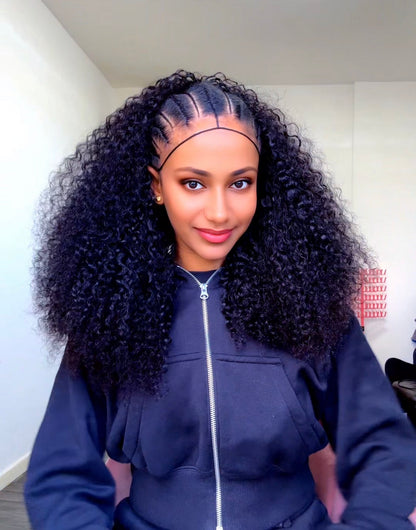 100% Human Hair - Half Wig Double-Drawn (chemical free)
