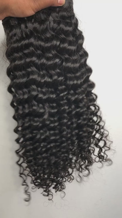 100% Human Hair BUNDLE - Deep Curly -